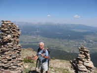 cairns et vue sur Font Romeu