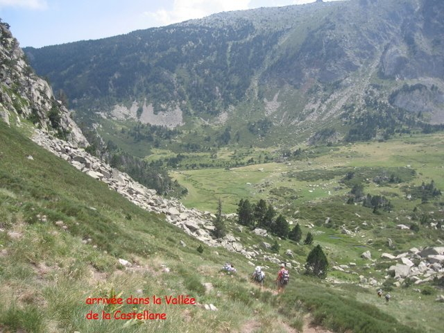 arrivée dans la Vallée de la Castellane