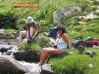 la fraicheur du torrent comme une récompense