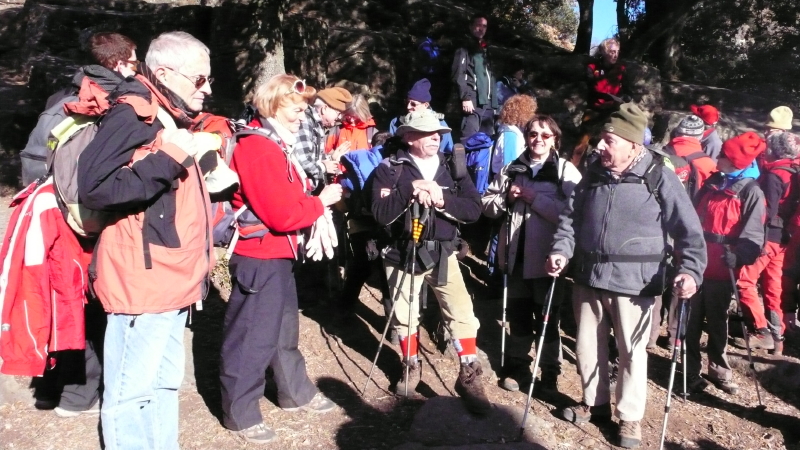 Céret à Finestres en demi cercle
