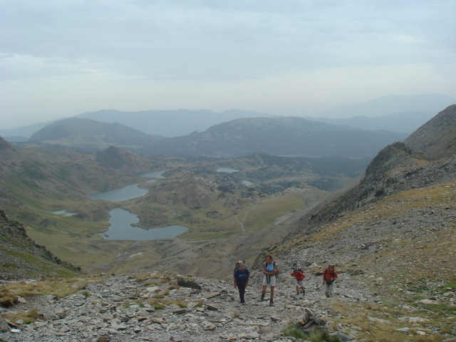 2-Montée du Carlit vue sur les lacs