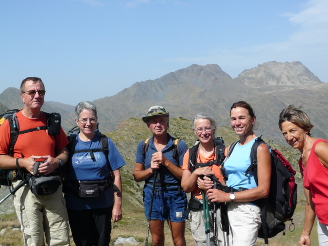 5-Le groupe au grand complet pris par Gilles Lagrange rencontré en haut du Carlit